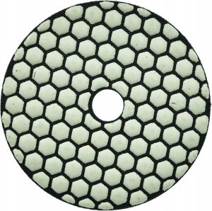 Geko Tarcza polerska do szlifowania gresu na sucho 100mm GR1500 (25/250) 2