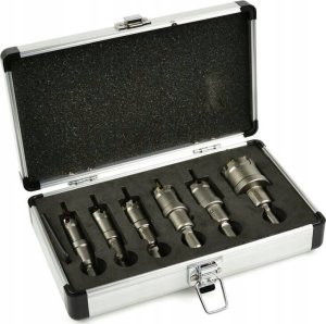 Geko Kpl. otwornic widiowych do metalu z wiertłem tytanowym 6szt. 16-35mm (16) 2