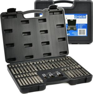 Geko Zestaw bitów imbus torx spline 75el. (5) 2