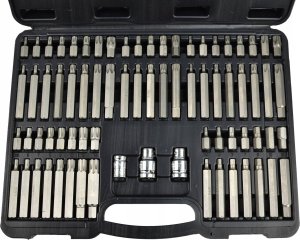 Geko Zestaw bitów imbus torx spline 75el. (5) 3