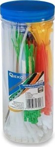 Geko Zestaw kolorowych opasek zaciskowych nylonowych 600szt (25) 3