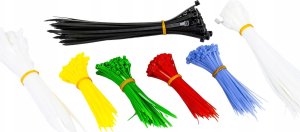 Geko Zestaw kolorowych opasek zaciskowych nylonowych 600szt (25) 4