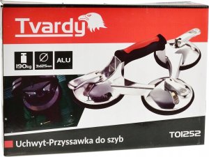 Tvardy Uchwyt-Przyssawka do szyb ALU 3x125mm 190kg (12) 1