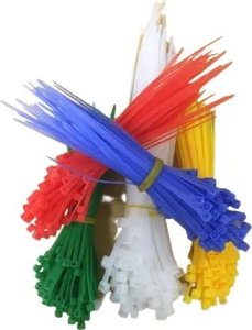 Geko Zestaw kolorowych opasek zaciskowych nylonowych 250szt (80) 3