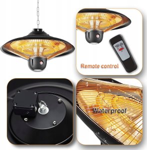 Geko Lampa – promiennik na podczerwień z pilotem 1500W (1) 10