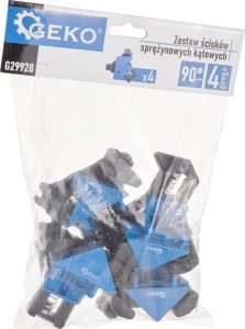 Geko Zestaw ścisków sprężynowych kątowych 90° 4el. (6/24) 4