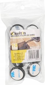 Organizer KELTIN Organizer/klips do kabli – zestaw 10 szt (28x28mm) (314) 4