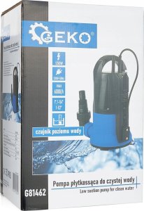 Geko Pompa płytkossąca do czystej wody z wyłącznikiem elektrodowym 550W (4) 9