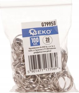 Geko Kółko – brelok do kluczy 20mm – 100szt (100) 3