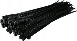 Geko Opaski zaciskowe nylonowe czarne 350x3.6mm UV 100szt. (150) 2