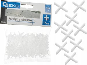 Geko Krzyżyki dystansowe - 1,5mm - op.200szt (100) 1