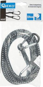 Geko Guma transportowa do mocowania bagażu + karabińczyki 10mm x 120cm (80) 3