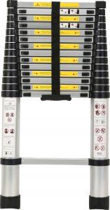 Geko Drabina przystawna aluminiowa 15 stopniowa (G02446) 2