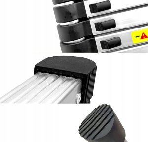 Geko Drabina przystawna aluminiowa 15 stopniowa (G02446) 3