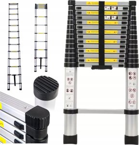 Geko Drabina przystawna aluminiowa 15 stopniowa (G02446) 7