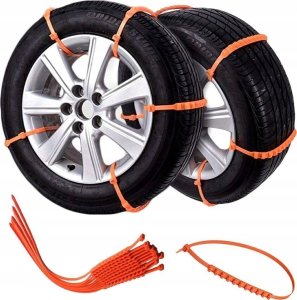 Geko Opaski samozaciskowe antypoślizgowe – łańcuchy na koła – zestaw 10szt (40) 6