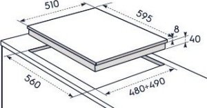 Płyta grzewcza Electrolux Gas hob Electrolux KGS6424SX 9