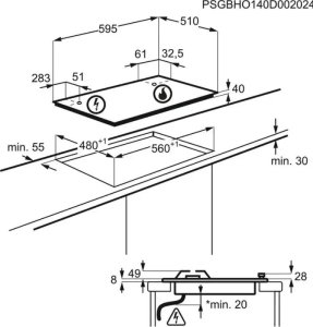 Płyta grzewcza Electrolux Gas hob Electrolux KGS6424SX 10