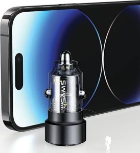 Ładowarka Usams Ład. sam. C39 USB+USB-C 60W Fast Charge fioletowy/fioletowy CC208CC02 (US-CC208) 17