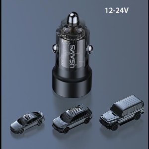 Ładowarka Usams Ład. sam. C39 USB+USB-C 60W Fast Charge fioletowy/fioletowy CC208CC02 (US-CC208) 8