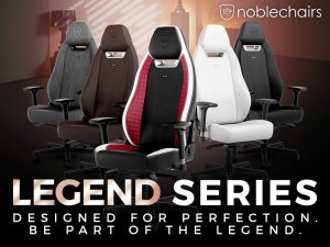 Fotel Noblechairs Legend Szary - Shure Edition 11