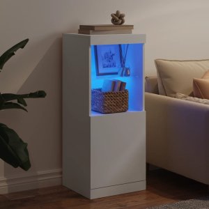 vidaXL vidaXL Szafka z oświetleniem LED, biała, 41x37x100 cm 3