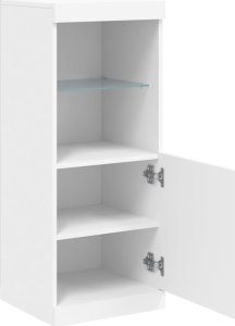 vidaXL vidaXL Szafka z oświetleniem LED, biała, 41x37x100 cm 7