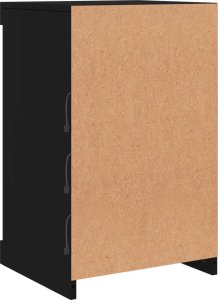 vidaXL vidaXL Szafka z oświetleniem LED, czarna, 41x37x67 cm 8