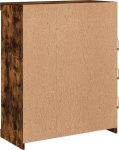 vidaXL vidaXL Szafka z oświetleniem LED, przydymiony dąb, 81x37x100 cm 8