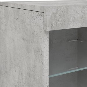 vidaXL vidaXL Szafka z oświetleniem LED, szarość betonu, 41x37x67 cm 9