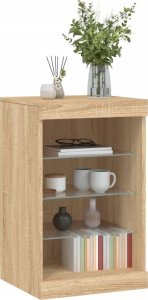 vidaXL vidaXL Szafka z oświetleniem LED, dąb sonoma, 41x37x67 cm 5