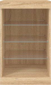 vidaXL vidaXL Szafka z oświetleniem LED, dąb sonoma, 41x37x67 cm 6