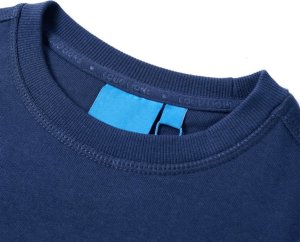 vidaXL Bluza dziecięca, granatowa, 104 3