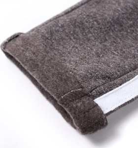 vidaXL Dziecięce spodnie dresowe, ciemnoszary melanż, 116 6