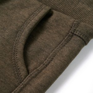 vidaXL Dziecięce spodnie dresowe, melanż khaki, 104 5