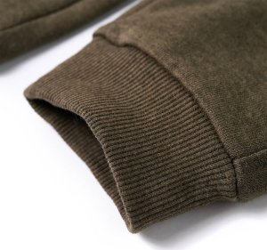 vidaXL Dziecięce spodnie dresowe, melanż khaki, 104 6