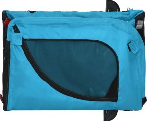 vidaXL Przyczepka rowerowa dla zwierząt, tkanina Oxford i żelazo 8