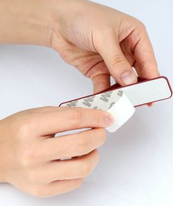 Hurtel Samoprzylepny uchwyt do telefonu na palec z suwakiem zielony Samoprzylepny uchwyt do telefonu na palec z suwakiem zielony 5