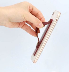 Hurtel Samoprzylepny uchwyt do telefonu na palec z suwakiem zielony Samoprzylepny uchwyt do telefonu na palec z suwakiem zielony 6