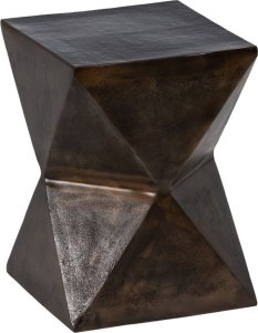 Bigbuy Home Stolik Brąz Aluminium 30 x 30 x 41 cm 1