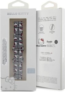 Sourcing Hello Kitty Universal Strap HKUWMSDIESK Silicone Heads & Stripes black/black strap 20mm 4