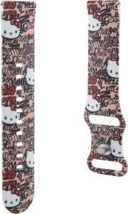 Sourcing Hello Kitty Universal Strap HKUWLSDGPTP Silicone Tags Graffiti pink/pink strap 22mm 3