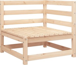 vidaXL vidaXL Ogrodowa sofa narożna, 70x70x67 cm, lite drewno sosnowe 2