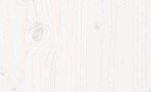 vidaXL 4-częściowy zestaw mebli ogrodowych, biały, lite drewno sosnowe 7