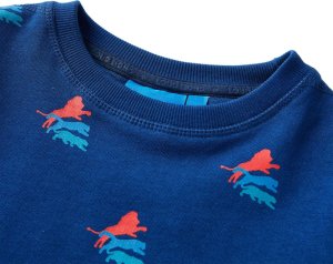 vidaXL Bluza dziecięca, ciemnoniebieska, 128 3