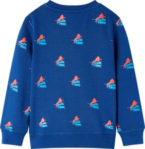 vidaXL Bluza dziecięca, ciemnoniebieska, 140 2