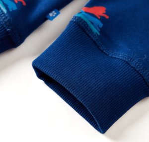 vidaXL Bluza dziecięca, ciemnoniebieska, 116 5