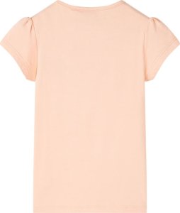 vidaXL Koszulka dziecięca z nadrukiem wrotki, jasny pomarańcz, 128 2