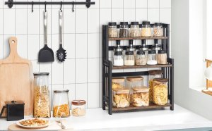 Songmics Pudełko Na Biżuterię, Organizer Na Biżuterię 4 Poziomy, Zamykana Walizka Do Przechowywania Biżuterii Z Tacami, Aksamitna Podszew 7