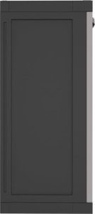 Szafa ogrodowa vidaXL Szafka ogrodowa, szaro-czarna, 65x37x85 cm, PP 5